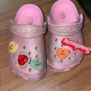 CROCS Kids Pink Glitter